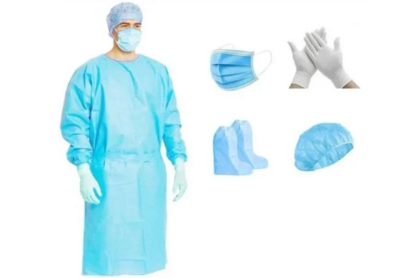 Face Masks Gloves Shoe Covers Aprons