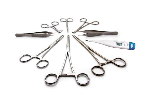 Forceps Scissors Thermometers